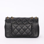 Chanel Diana Flap Black Calfskin AGHW