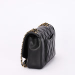 Chanel Diana Flap Black Calfskin AGHW