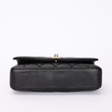 Chanel Diana Flap Black Calfskin AGHW