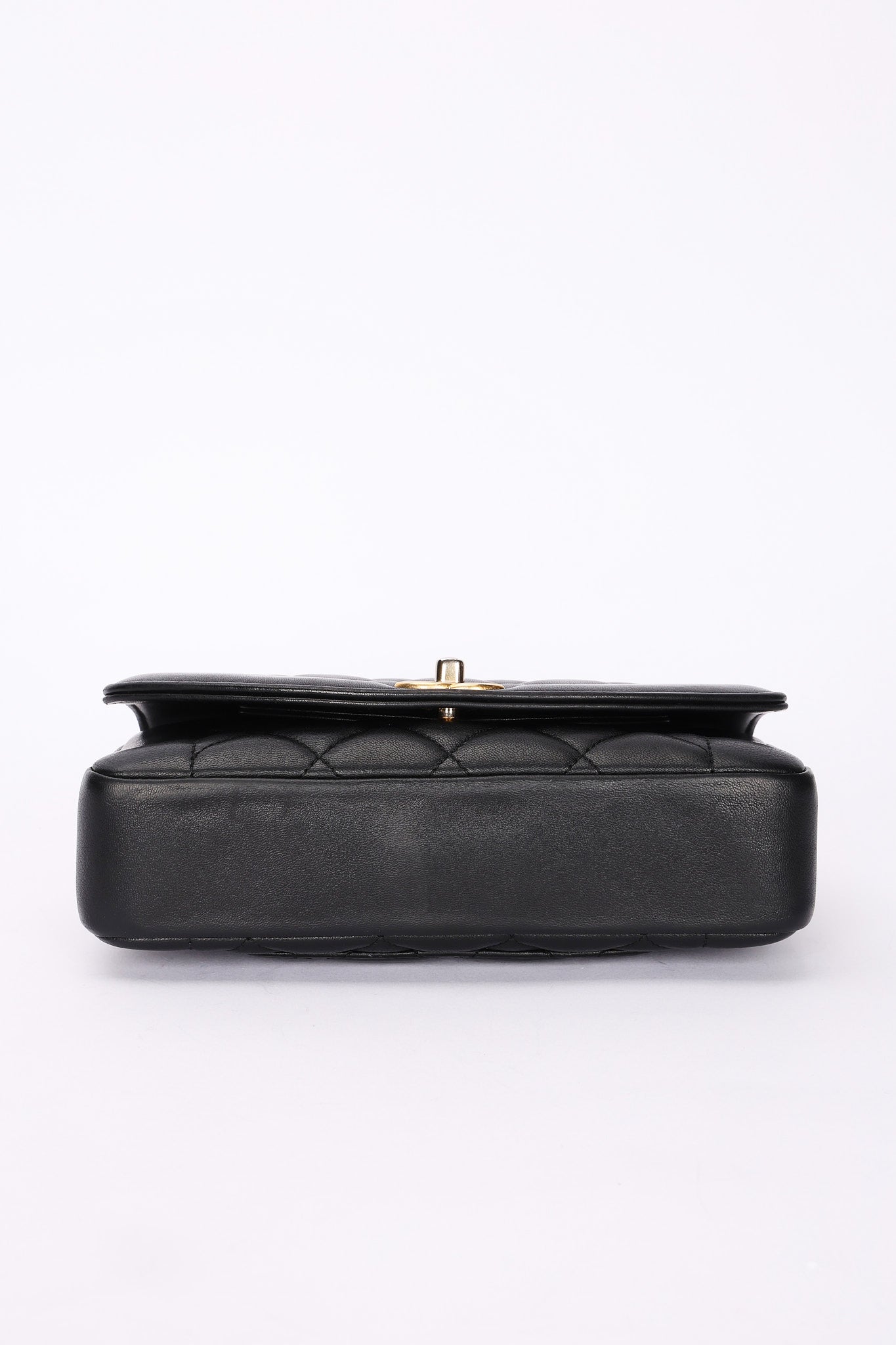 Chanel Diana Flap Black Calfskin AGHW