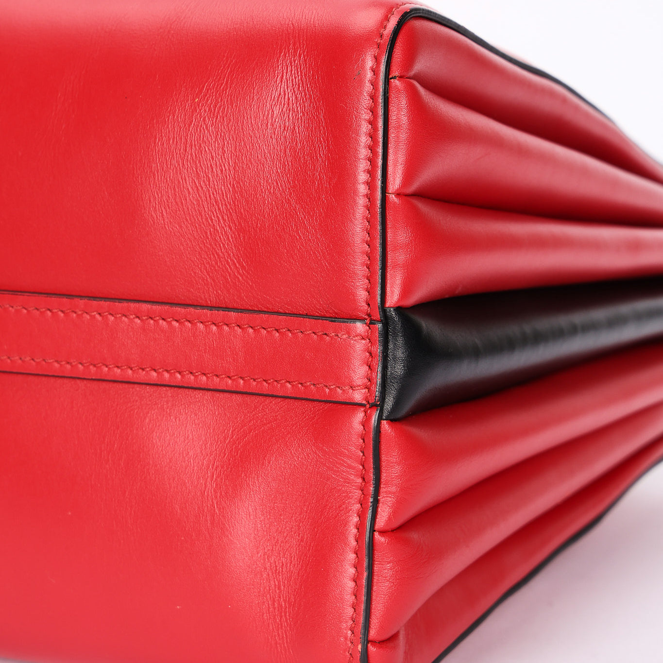 Prada Medium Bibliotheque City Tote Red