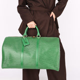 Louis Vuitton Epi Keepall 50 Green