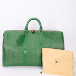 Louis Vuitton Epi Keepall 50 Green