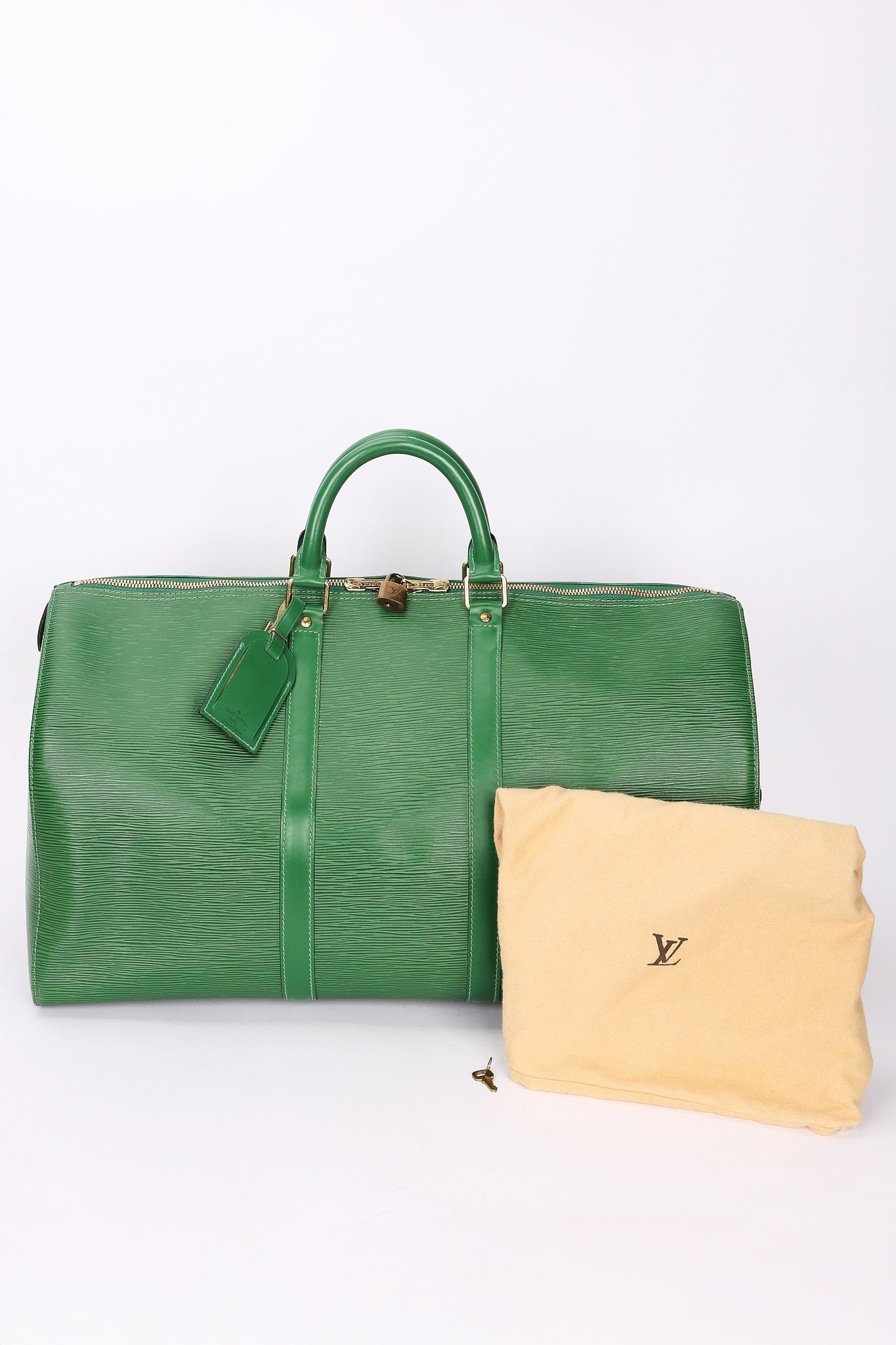 Louis Vuitton Epi Keepall 50 Green