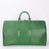 Louis Vuitton Epi Keepall 50 Green