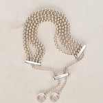 Gucci Ag925 Sterling Silver Bead GG Bracelet