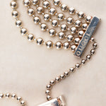 Gucci Ag925 Sterling Silver Bead GG Bracelet