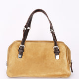 Loewe Anagram Studded Suede Shoulder Bag