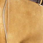 Loewe Anagram Studded Suede Shoulder Bag
