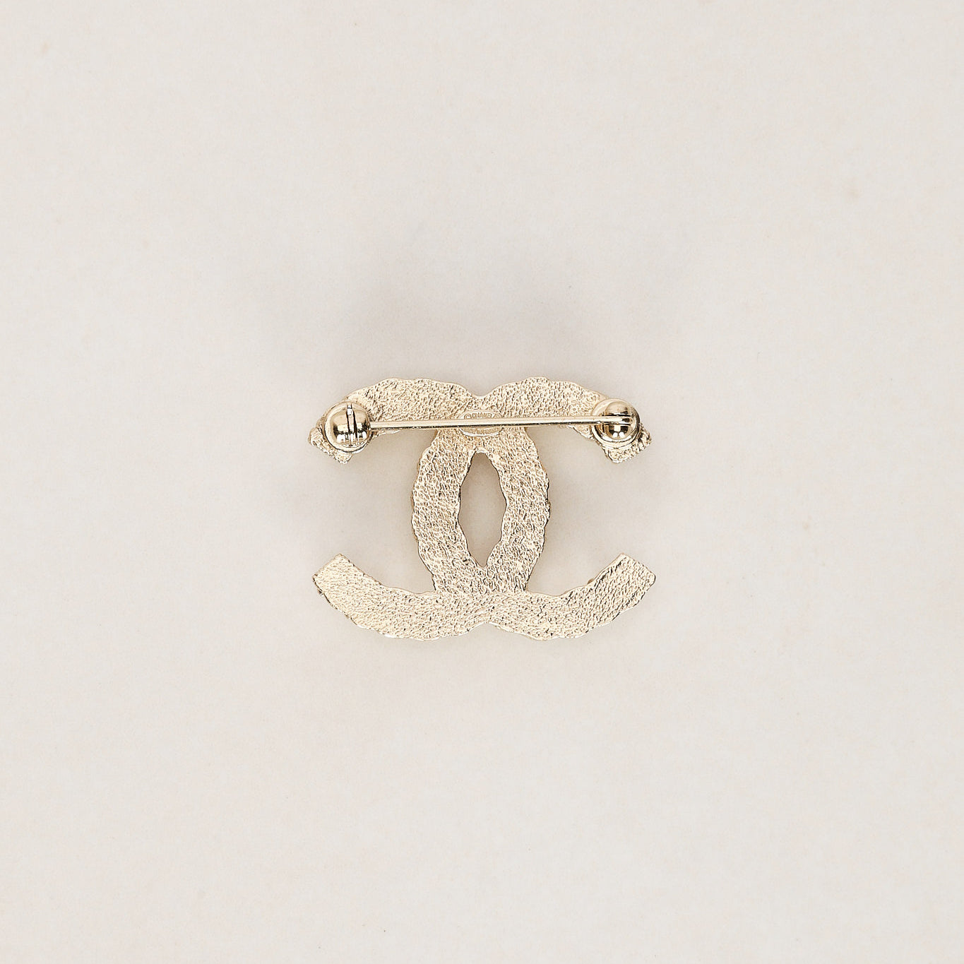 Chanel 2011 Champagne Pearl Brooch