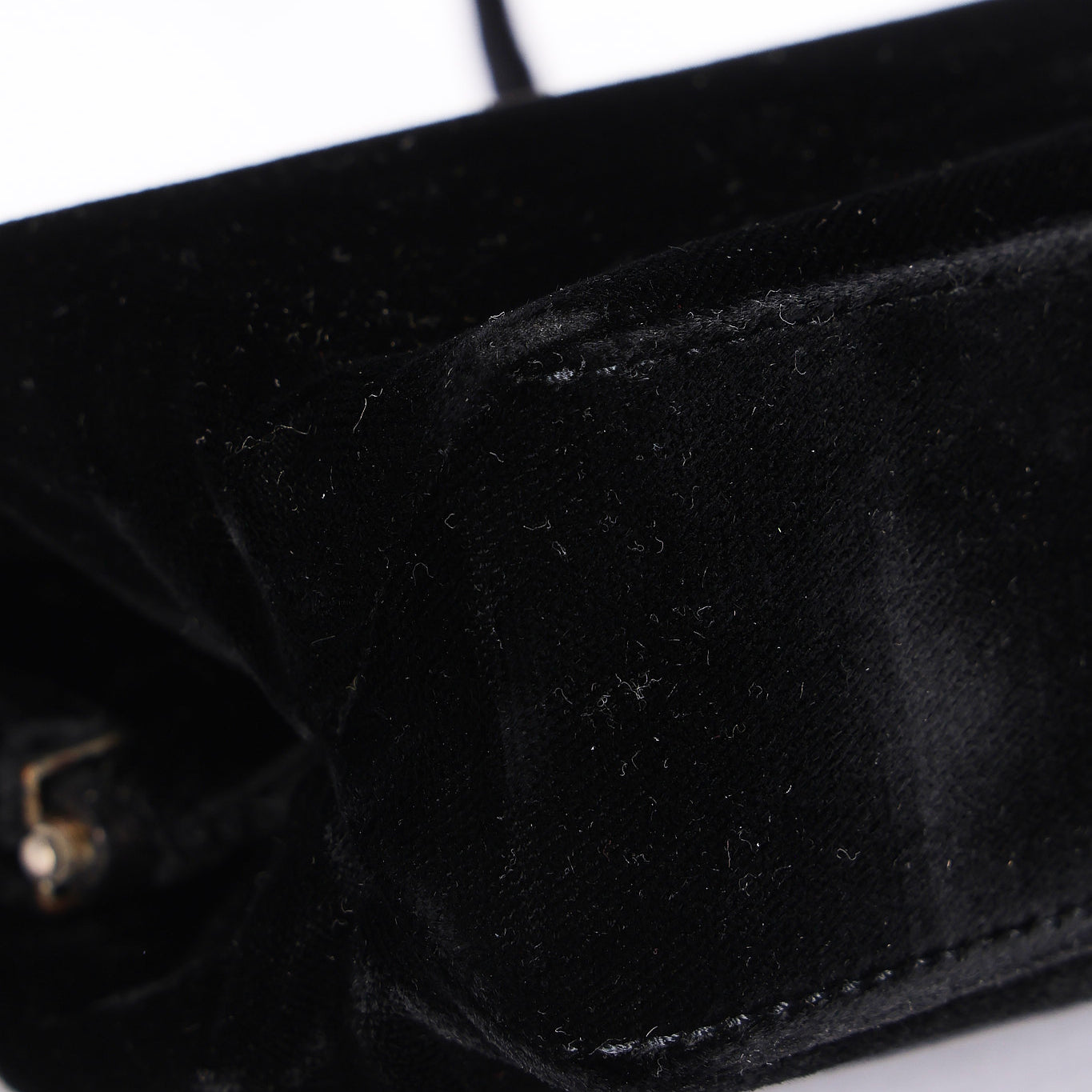Fendi Velvet Clasp Shoulder Bag