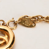Chanel 1983 CC Medallion Bracelet 24K GP