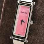 Gucci 109 Stainless Steel Pink Face Watch12mm