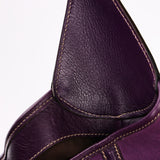 Gucci Studded Jackie O Bouvier Hobo Purple Suede