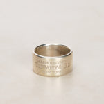 Tiffany & Co Ag925 Sterling Silver Wide Band Ring, Size US 5