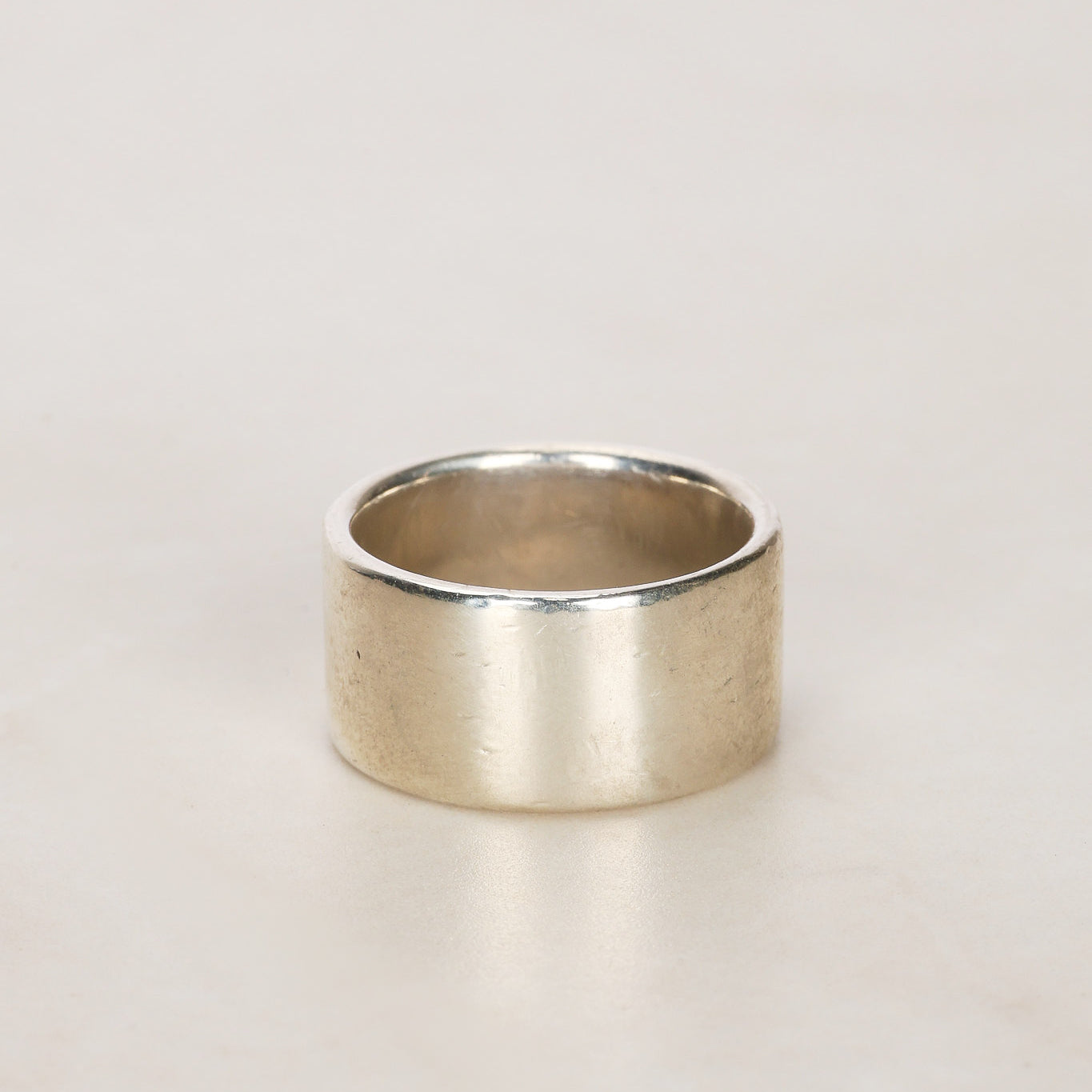 Tiffany & Co Ag925 Sterling Silver Wide Band Ring, Size US 5
