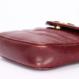 Chanel Chevron Envelope Flap Bordeaux Caviar 24K GP