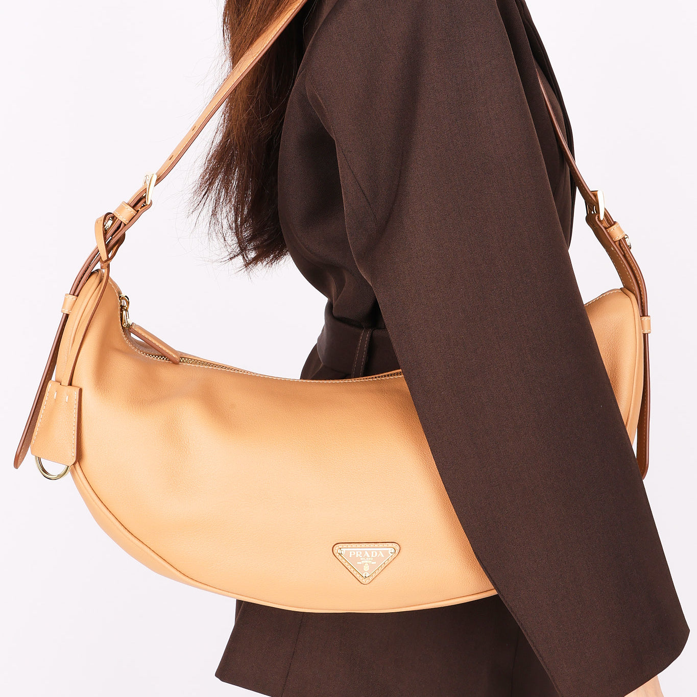 Prada Demi Lune Shoulder Bag