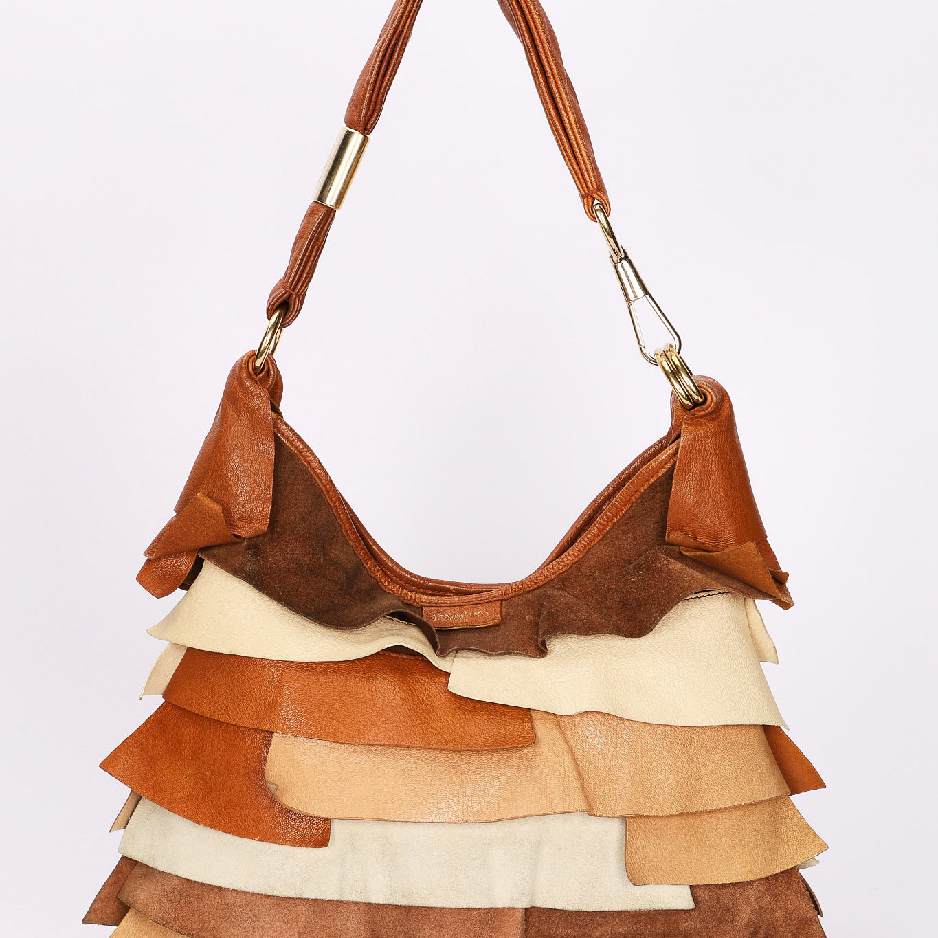 Yves Saint Laurent St. Tropez Ruffle Hobo
