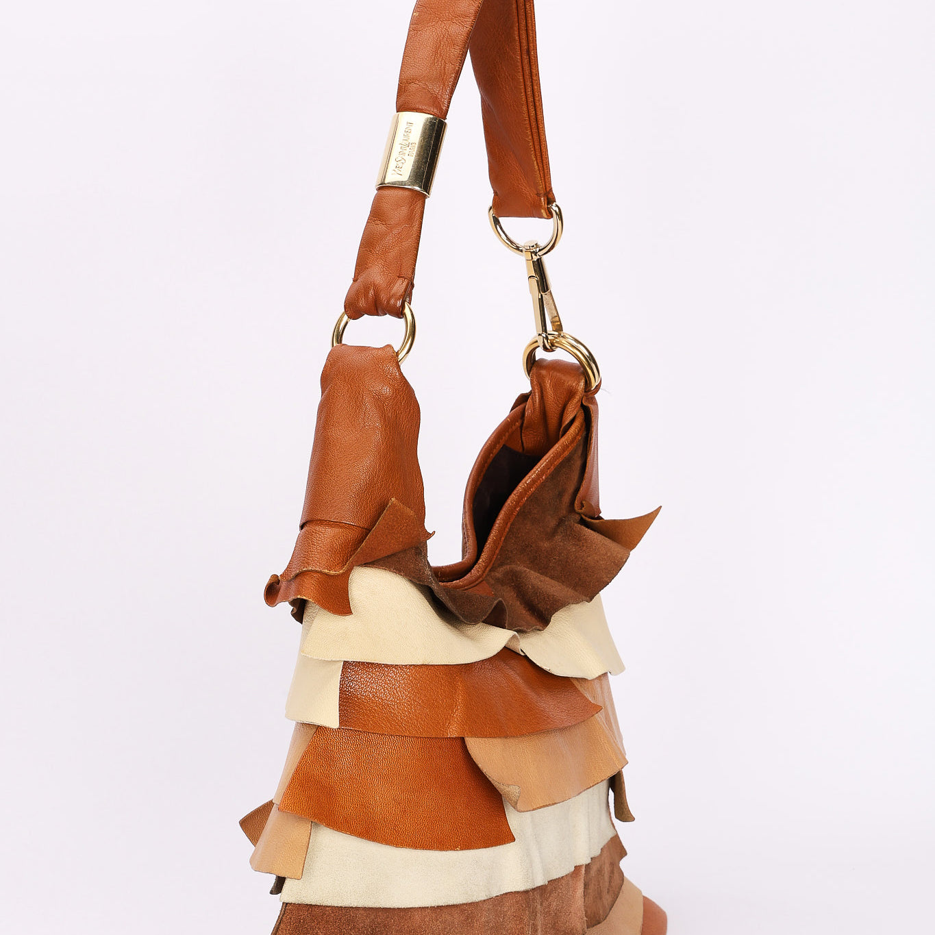 Yves Saint Laurent St. Tropez Ruffle Hobo