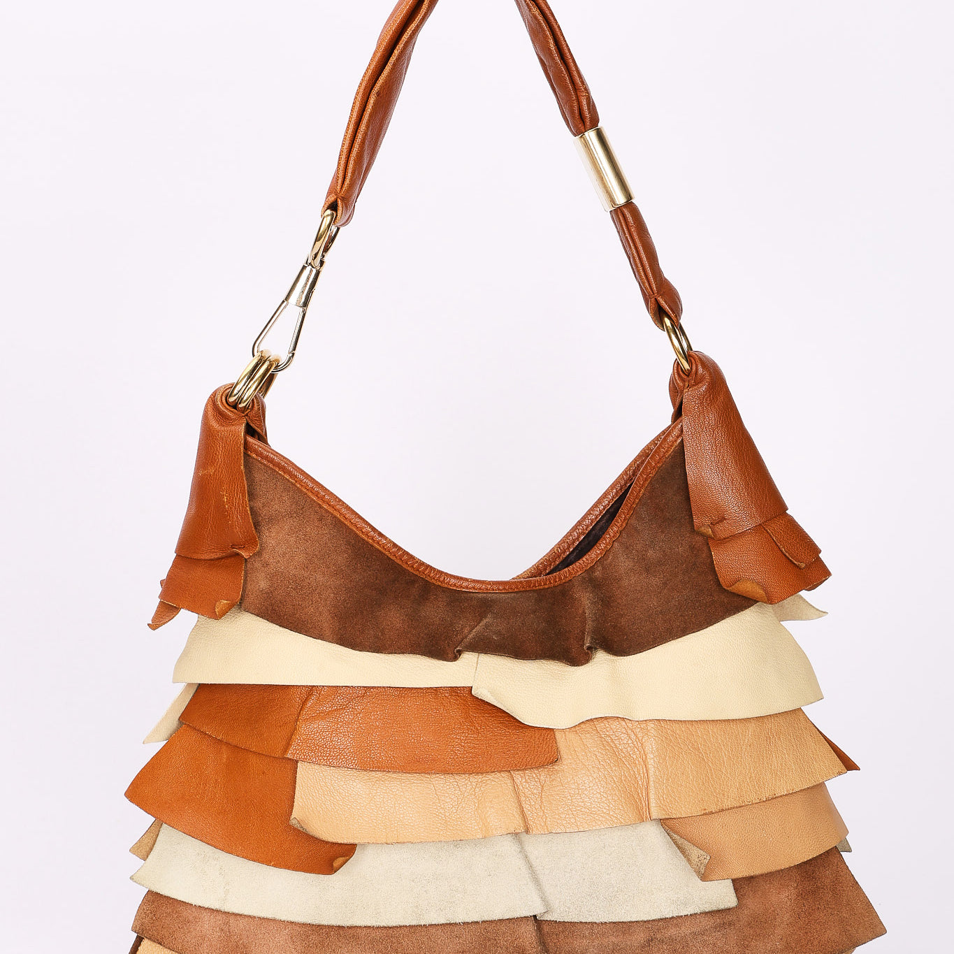 Yves Saint Laurent St. Tropez Ruffle Hobo