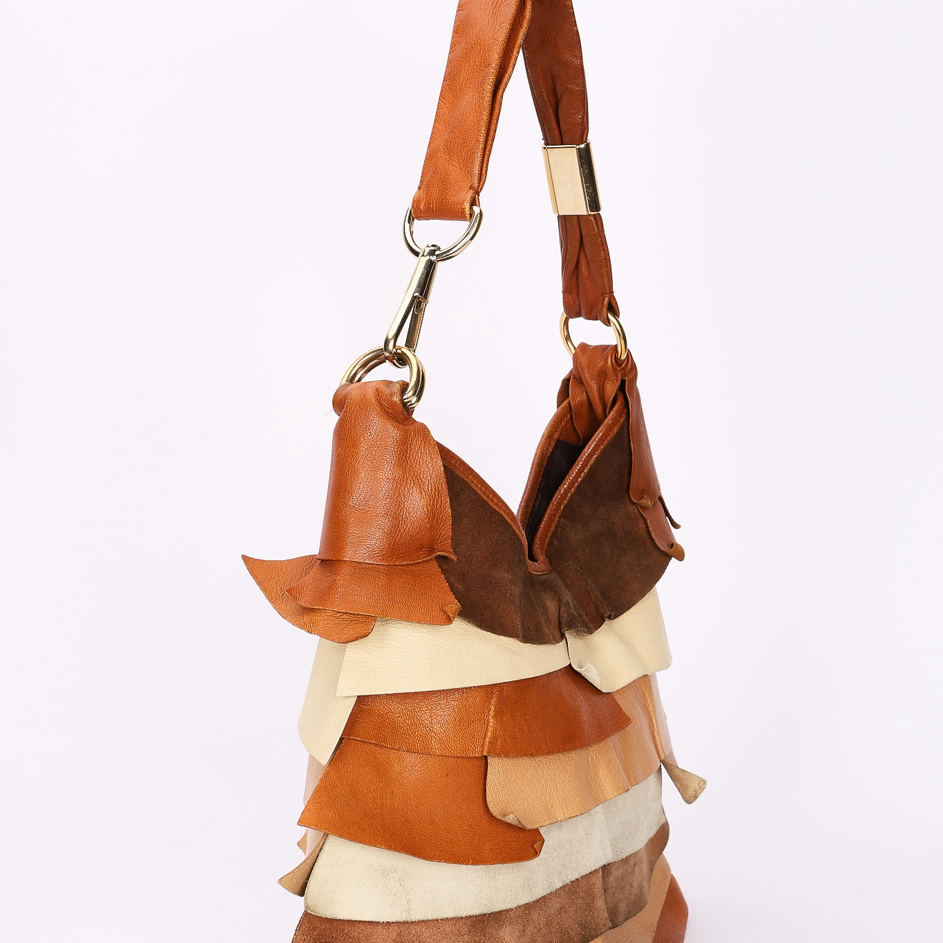 Yves Saint Laurent St. Tropez Ruffle Hobo