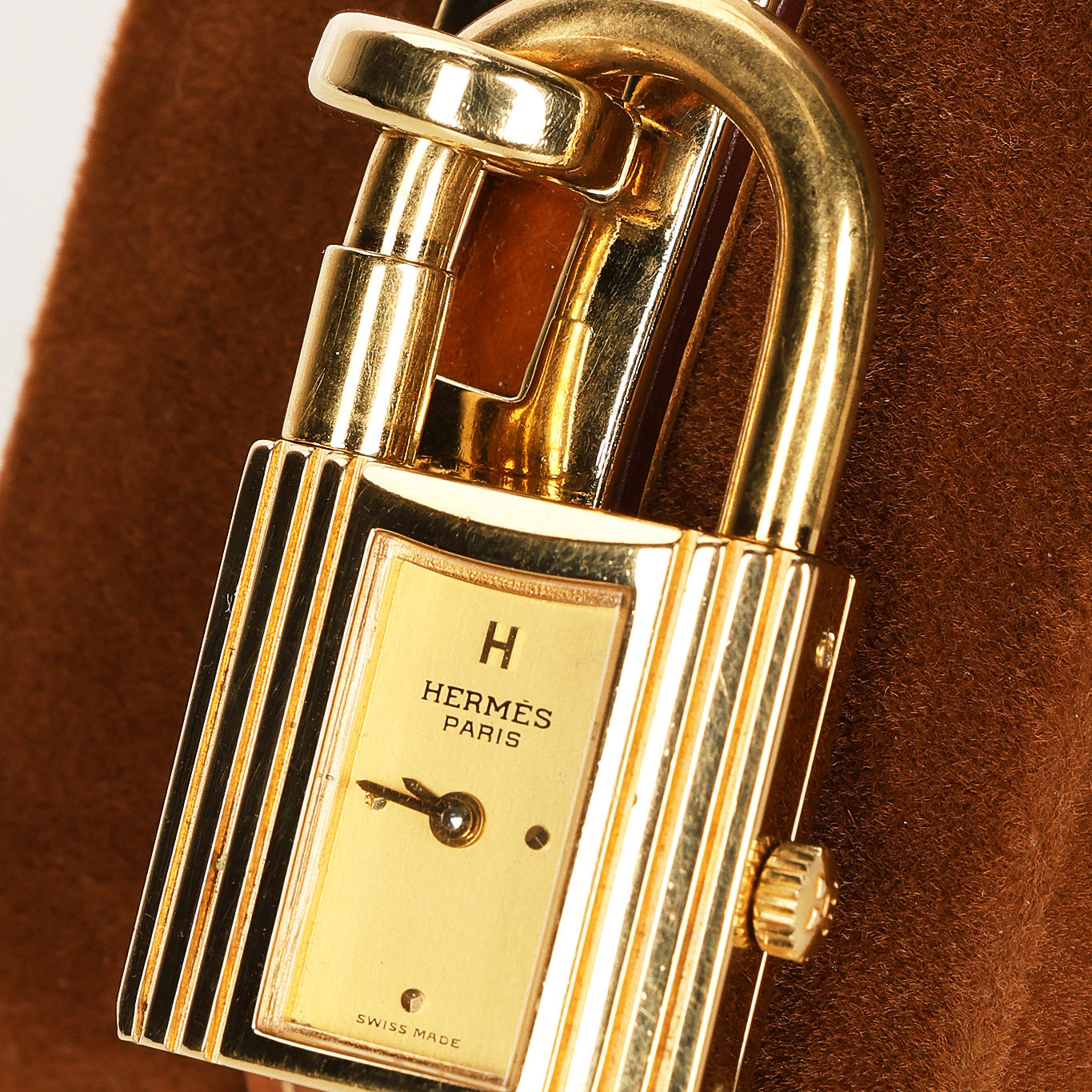 Hermès Kelly Cadena Gold Epsom Leather Watch 20mm