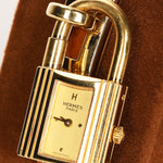 Hermès Kelly Cadena Gold Epsom Leather Watch 20mm