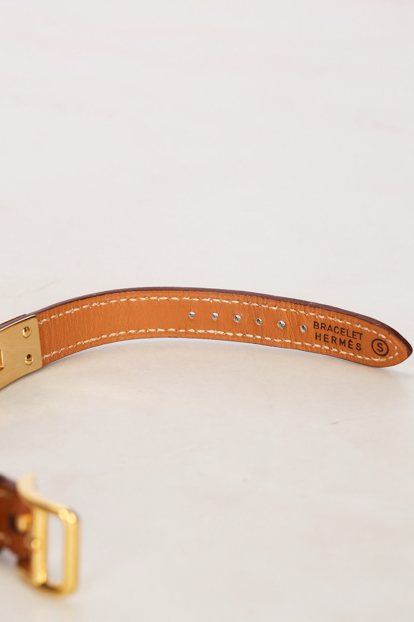 Hermès Kelly Cadena Gold Epsom Leather Watch 20mm