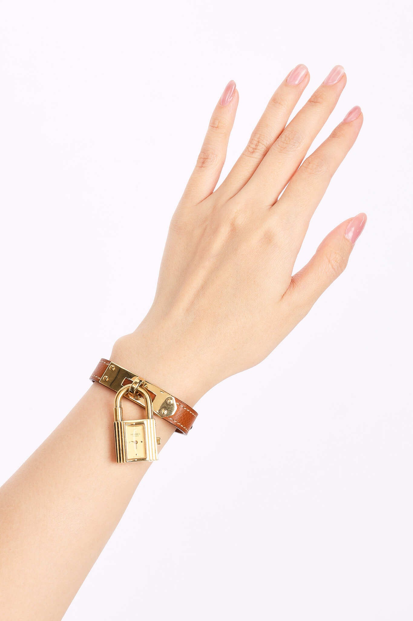 Hermès Kelly Cadena Gold Epsom Leather Watch 20mm