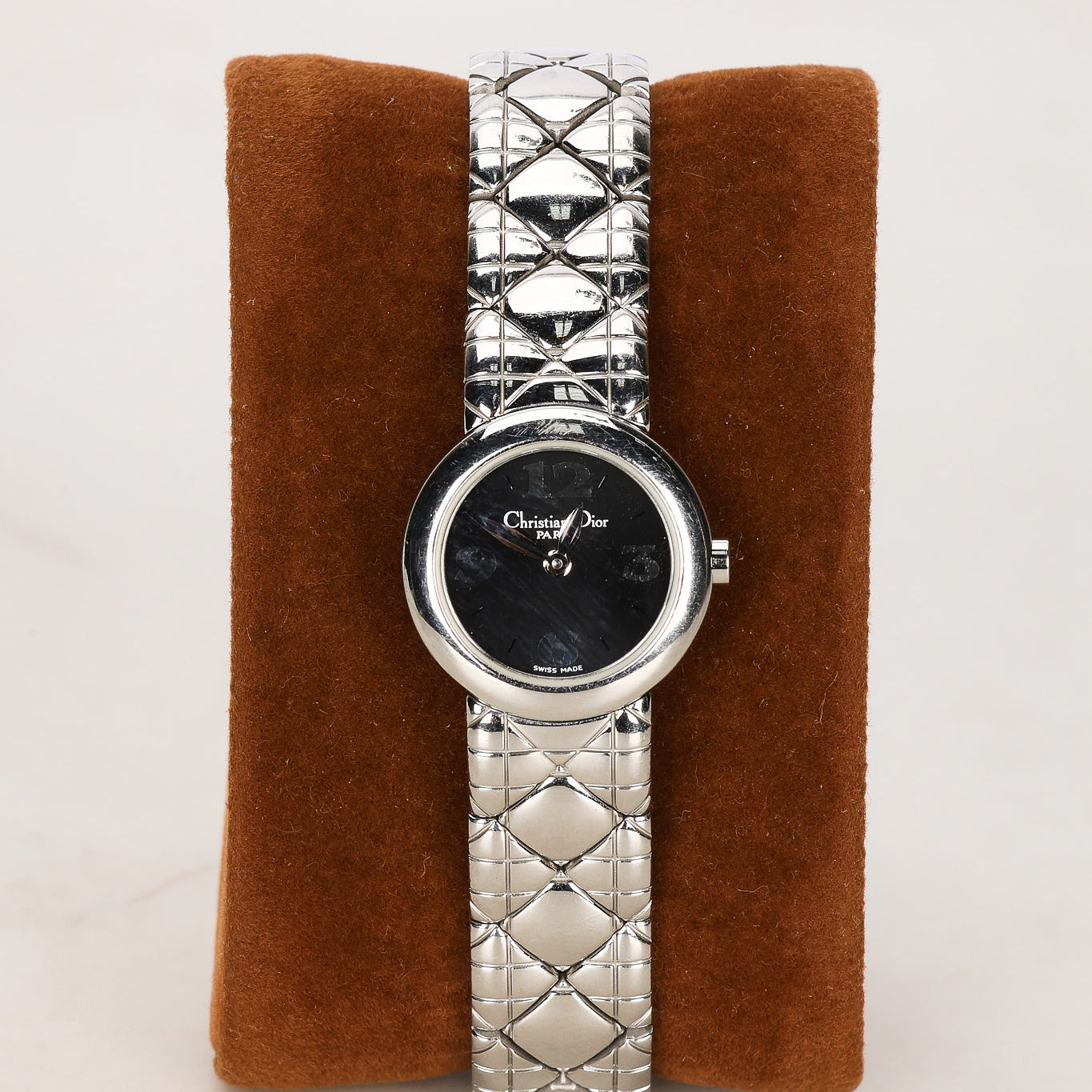 Dior Stainless Steel Cannage Watch 21mm