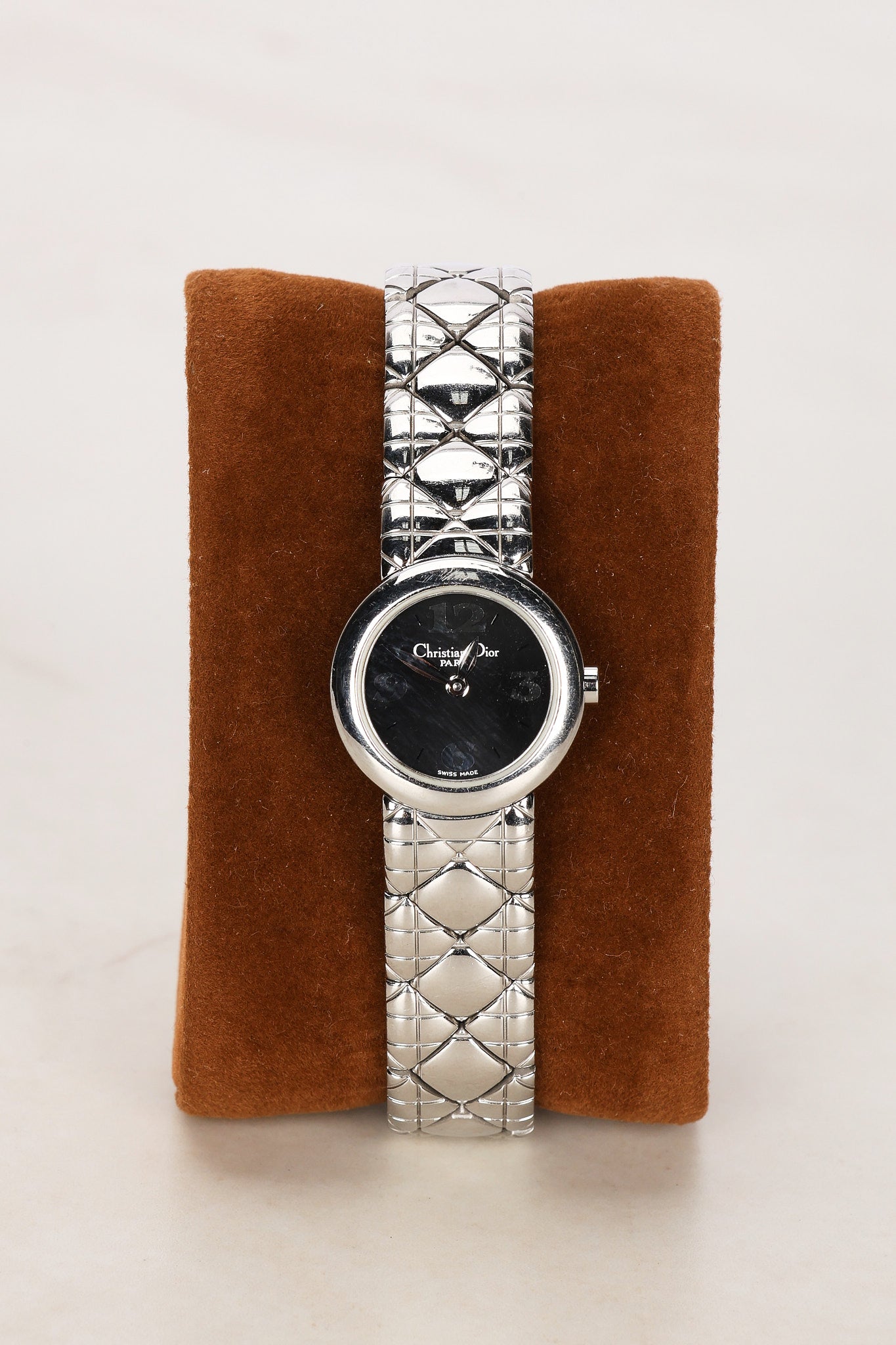 Dior Stainless Steel Cannage Watch 21mm