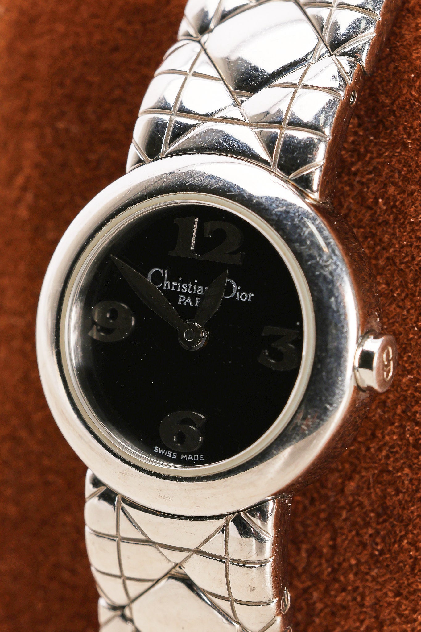 Dior Stainless Steel Cannage Watch 21mm
