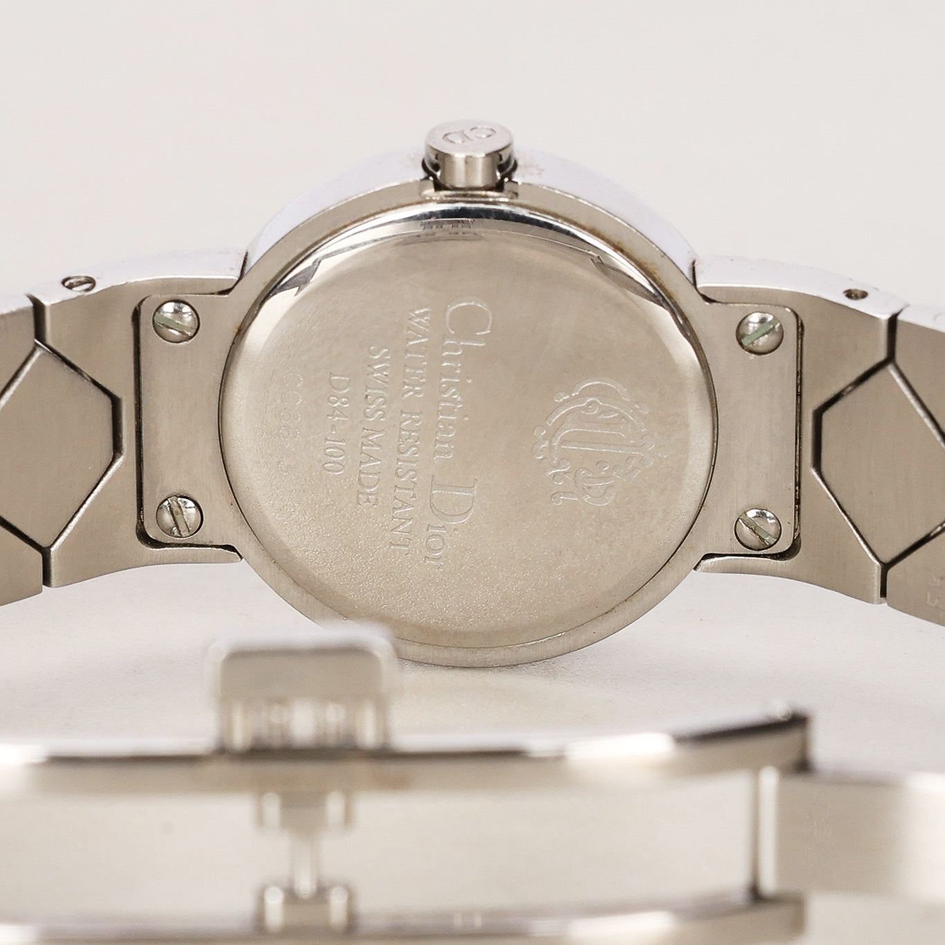 Dior Stainless Steel Cannage Watch 21mm