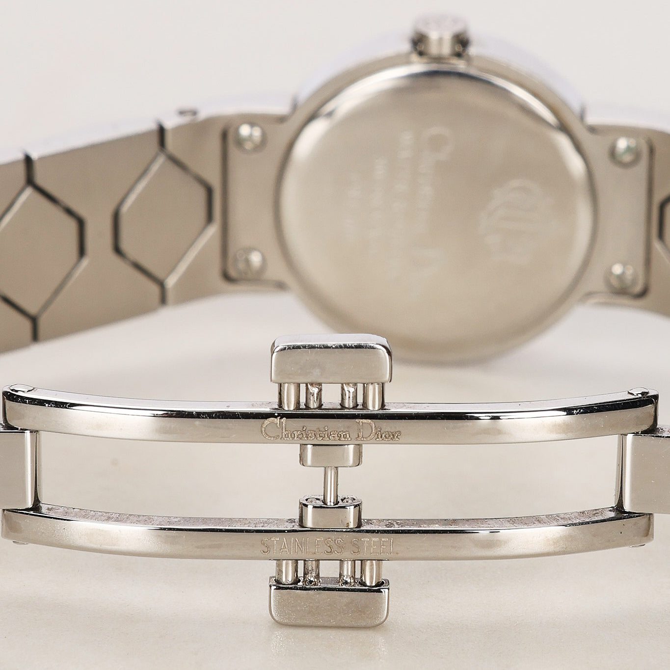 Dior Stainless Steel Cannage Watch 21mm