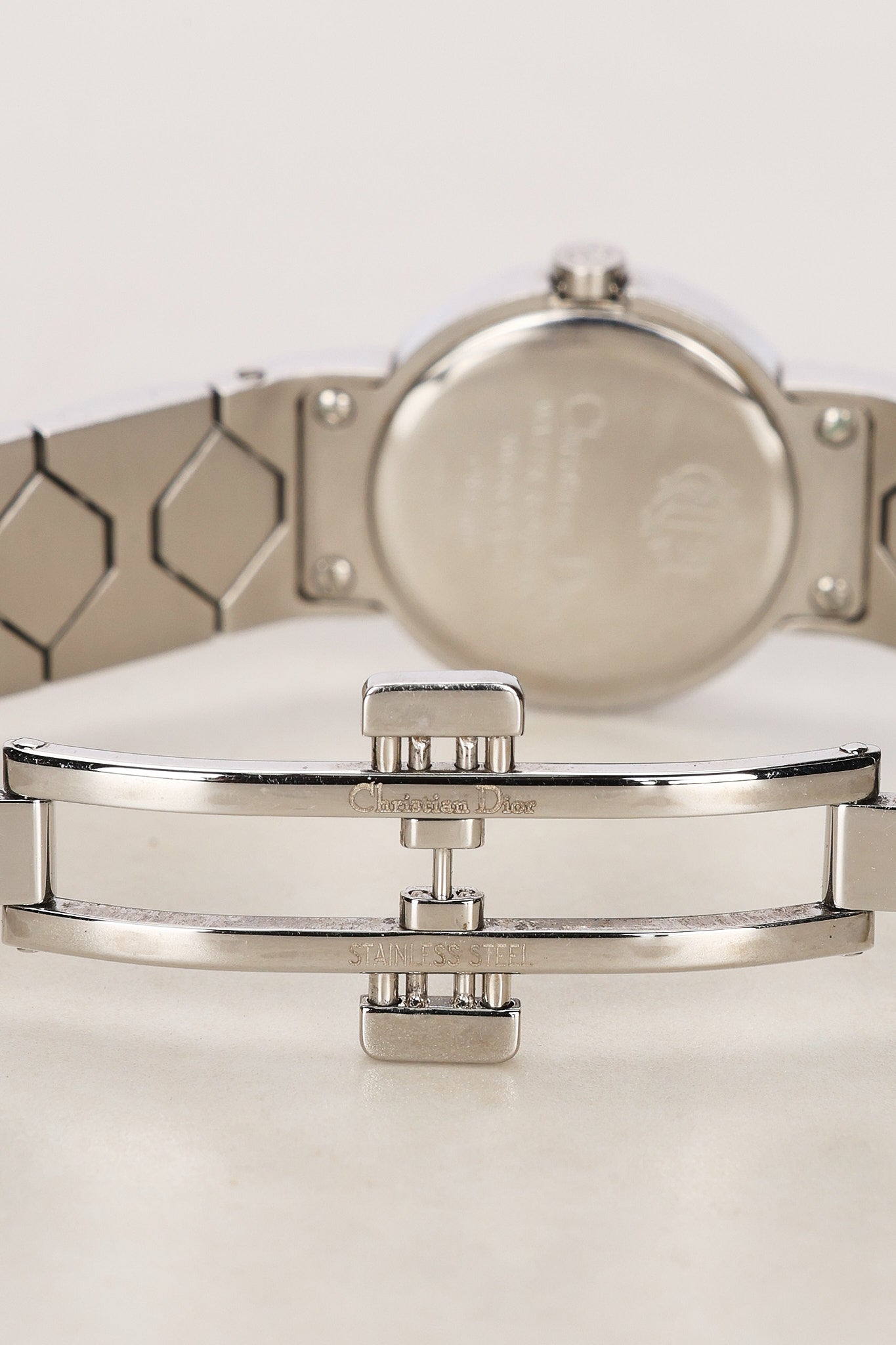 Dior Stainless Steel Cannage Watch 21mm