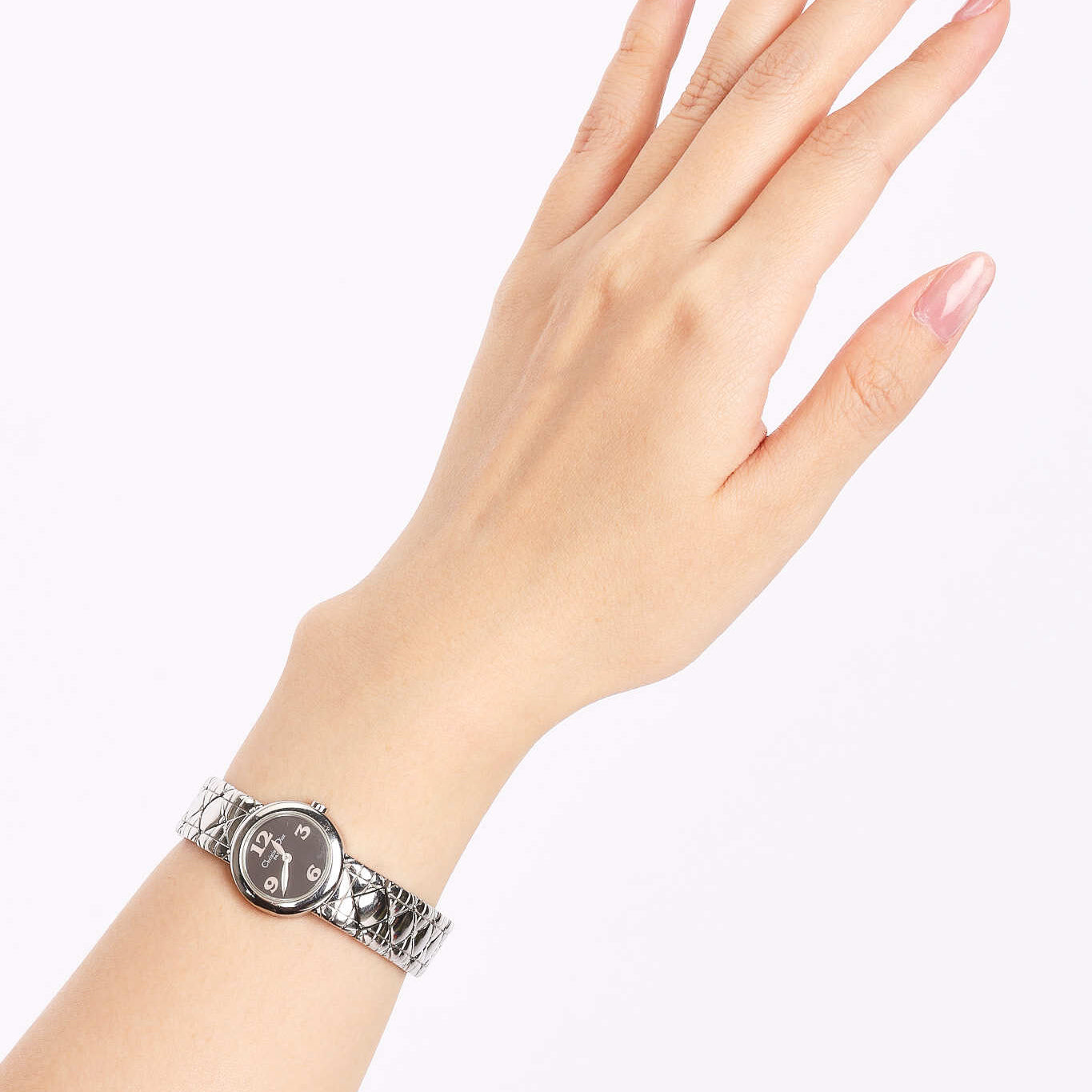 Dior Stainless Steel Cannage Watch 21mm
