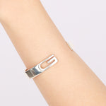 Gucci Ag925 Sterling Silver G Cuff Bracelet