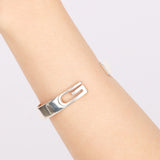 Gucci Ag925 Sterling Silver G Cuff Bracelet