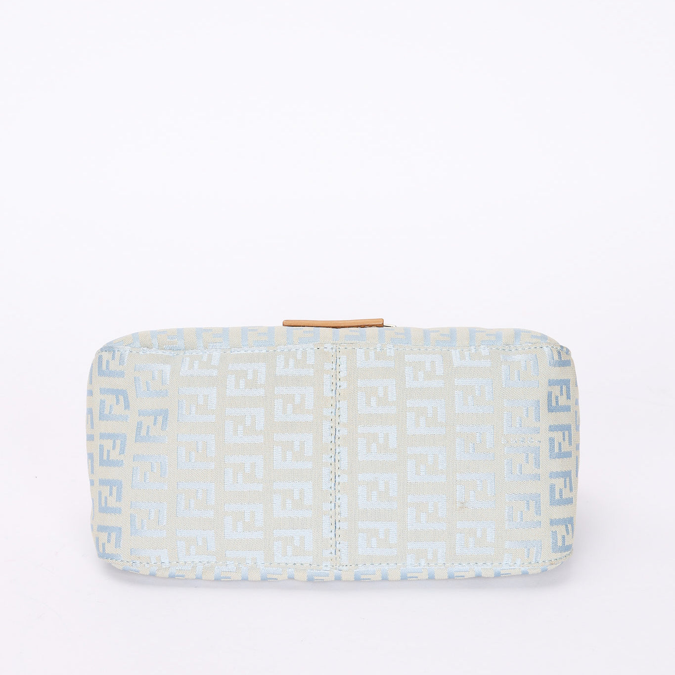 Fendi Zucchino Light Blue Mini Mamma Baguette