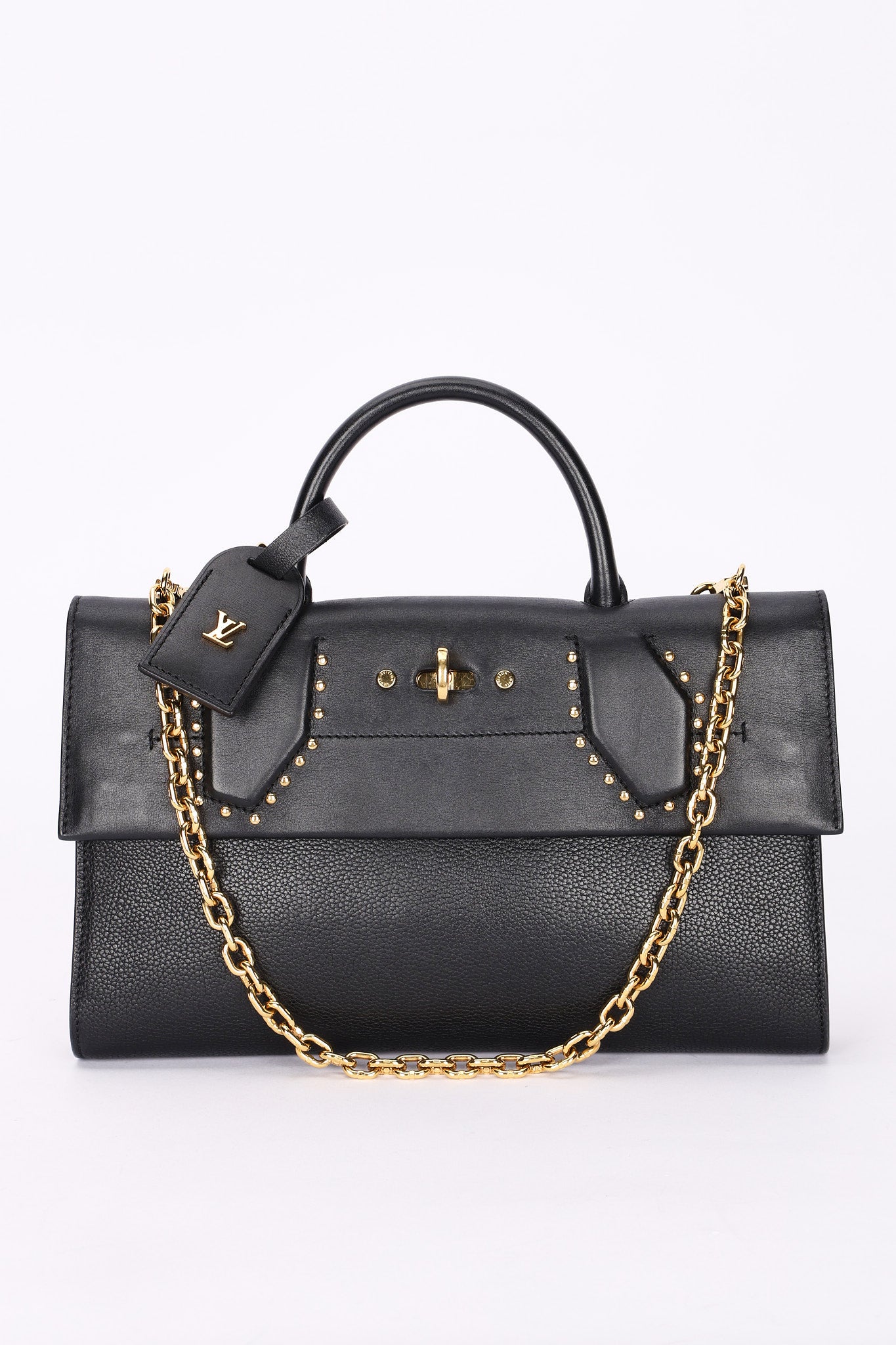 Louis Vuitton Pochette City Steamer Top Handle Shoulder Bag