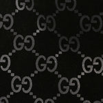 Gucci Monogram Suede Shoulder Bag with Pouch