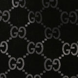 Gucci Monogram Suede Shoulder Bag with Pouch