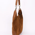 Gucci Micro Monogram Suede Medium B Shoulder Bag