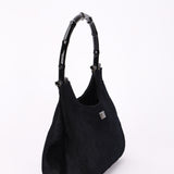 Gucci Ponyhair Bamboo Bar Top Handle Bag