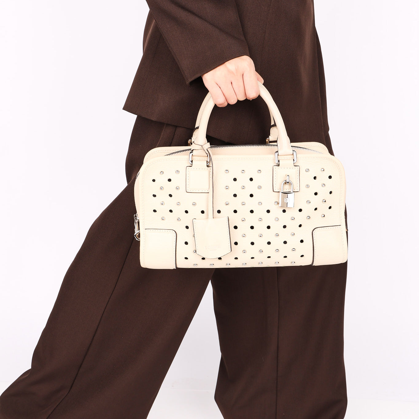 Loewe Perforated Stud Amazona 28