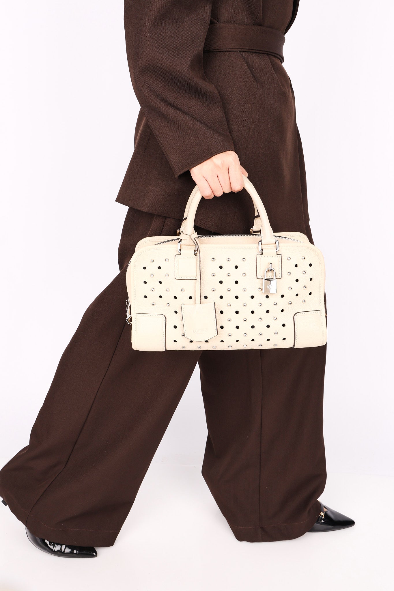 Loewe Perforated Stud Amazona 28
