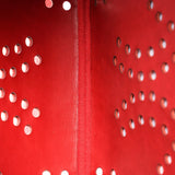 Chanel CC Perforated Tote Red Caviar 24K GP