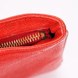 Chanel CC Perforated Tote Red Caviar 24K GP