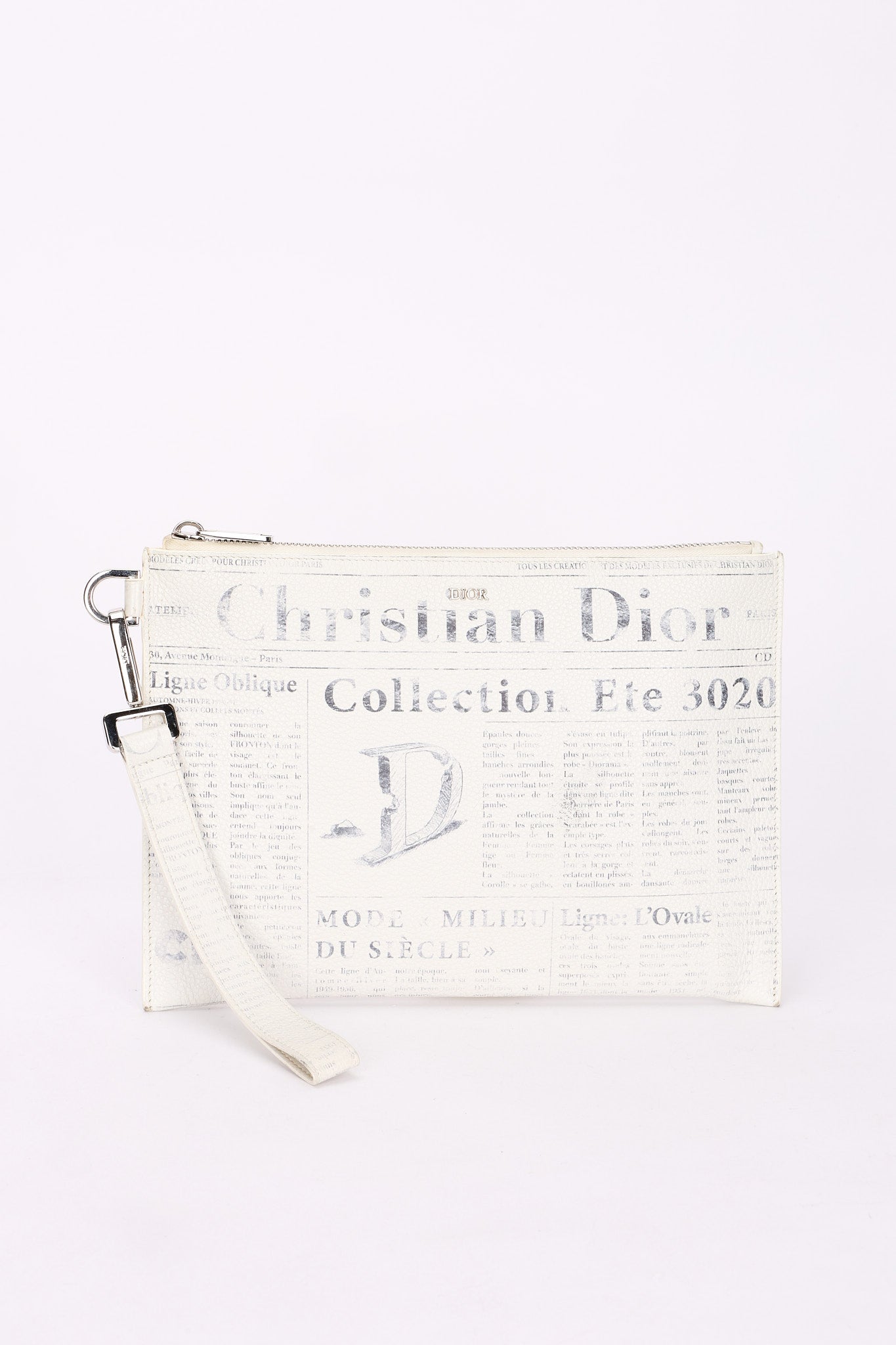 Christian Dior x Daniel Arsham Newspaper Wristlet